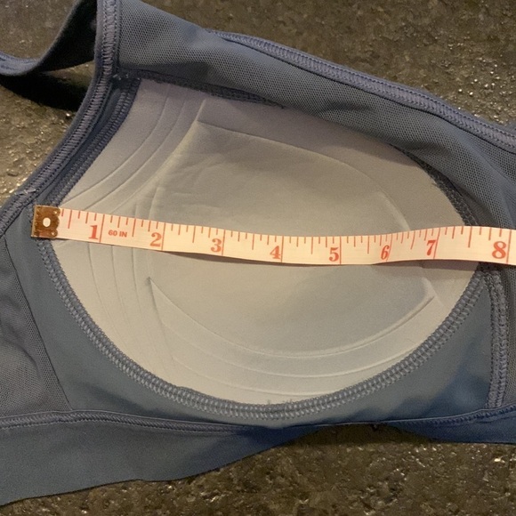 Champion 9 bra navy blue new year resolution work out wear nwt - Picture 5 of 8